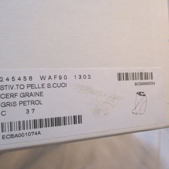 BALENCIAGA LEATHER WEDGE Bootie Ankle Boot Shoe - Picture 10 of 10